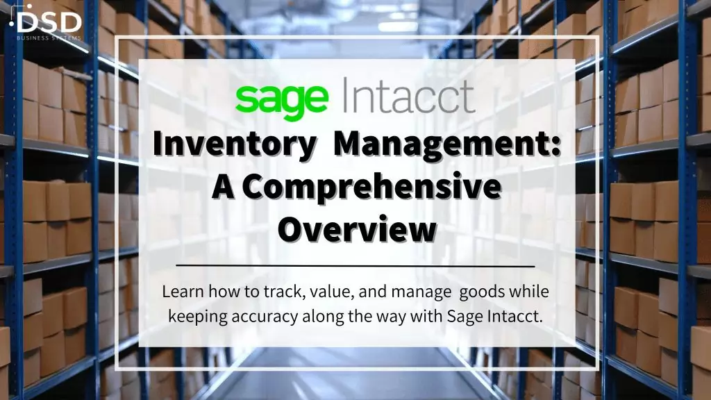 Sage Intacct Inventory Management