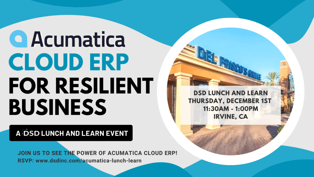 Acumatica Lunch and Learn Irvine, CA