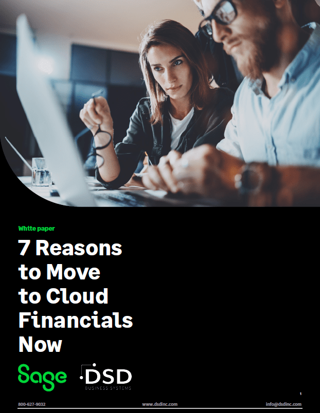 7 Reasons to Move to Cloud Financials Now
