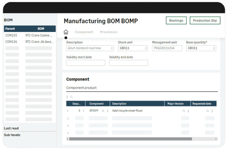 Sage X3 BOM Planning