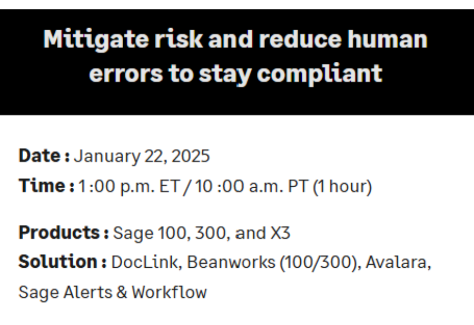 Mitigate risk and reduce human errors to stay compliant Mitigate risk and reduce human errors to stay compliant