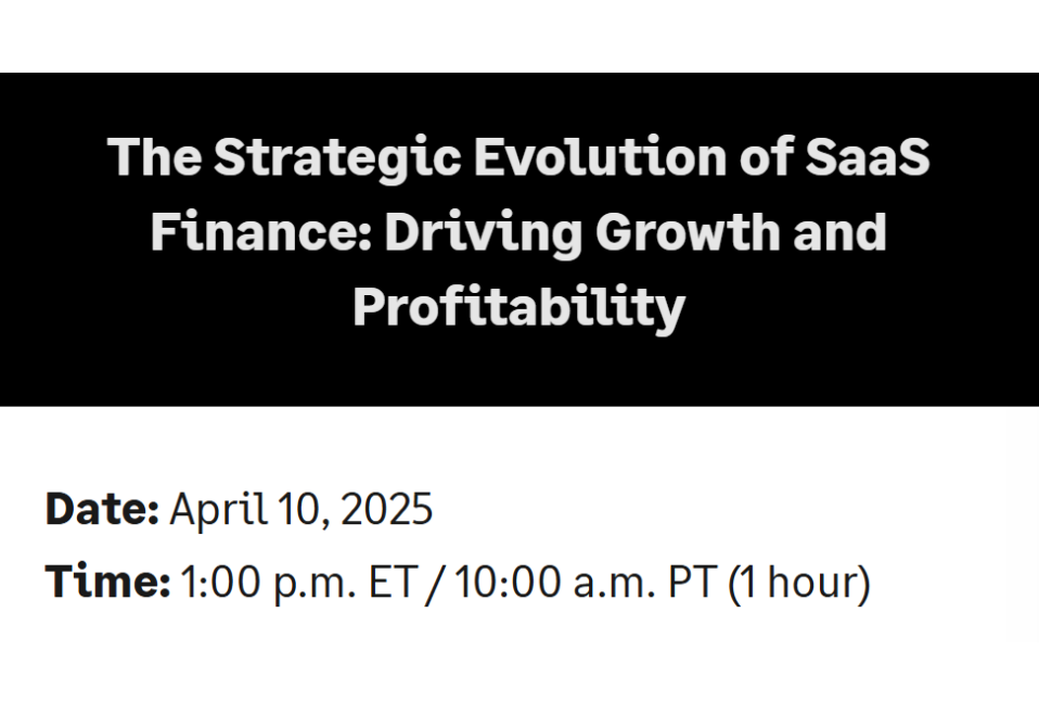 The Strategic Evolution of SaaS Finance: Driving Growth and Profitability