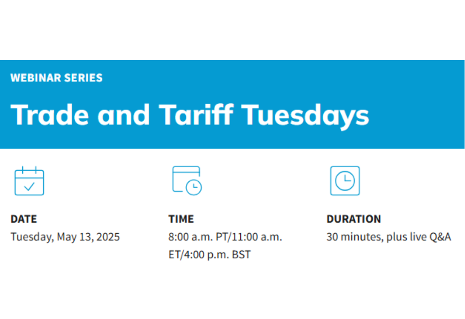Trade and Tariff Tuesdays