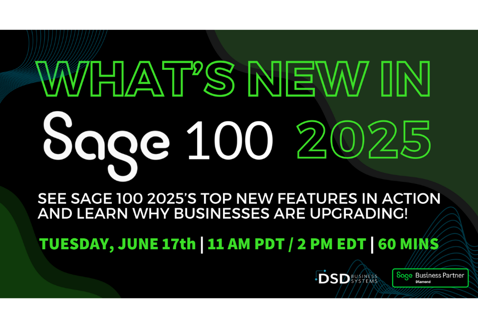 What's New in Sage 100 2025