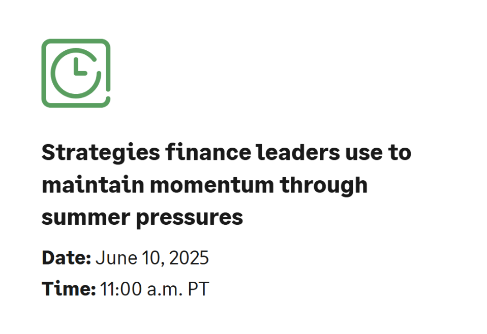Strategies finance leaders use to maintain momentum through summer pressures