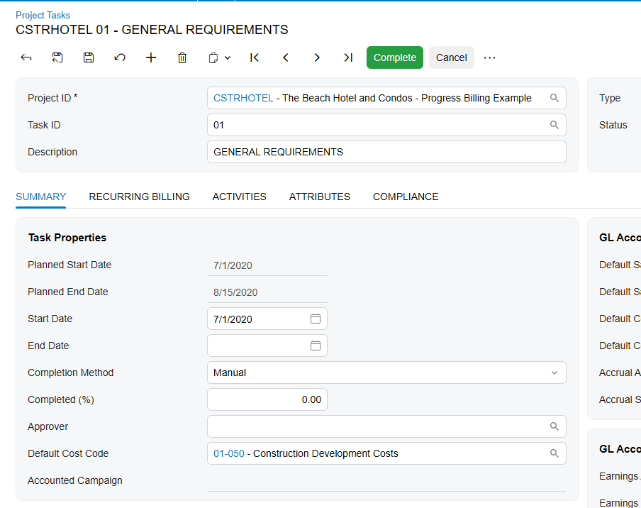 Acumatica 2025 R2: Automate Cost Code Assignment with Intelligent Defaults
