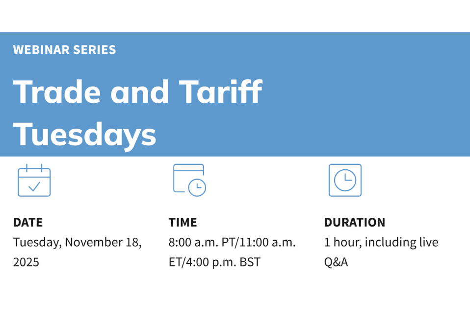 Trade and Tariff Tuesdays