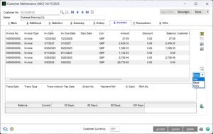 DSD Multi-Currency - Toggle between Entry Currency, Customer Vendor Currency, and Base Currency on Inquiries